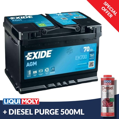 Exide agm ek700 car - agm,