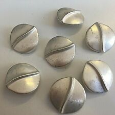 Metal Retro Patterned Dress Making Shank Buttons 28 mm x 5 Buttons