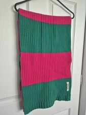 Boden Scarf. New. Never Worn. Green & Pink. 76' by 13'.