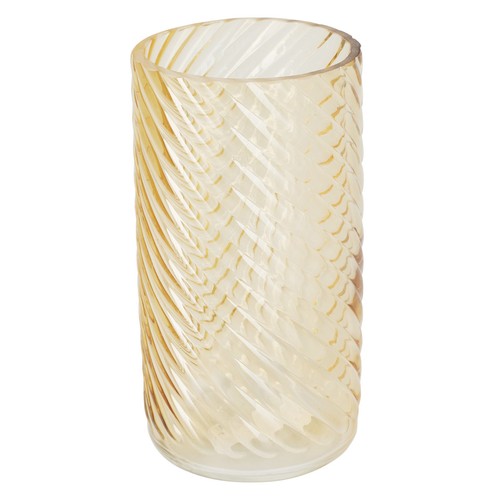 Glass flower vase heavy - glass,