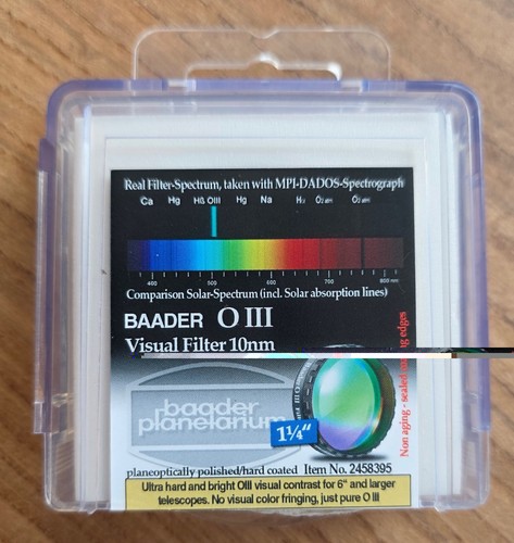Baader oiii visual - oiii,