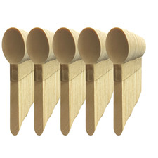 100 x Disposable Wooden Spoons
