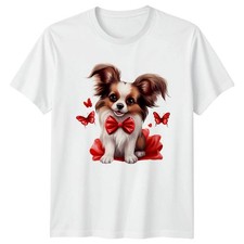 Papillon Dog Bow Butterflies