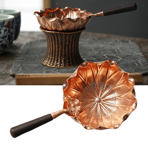 Copper tea filter set - copper, teaware
