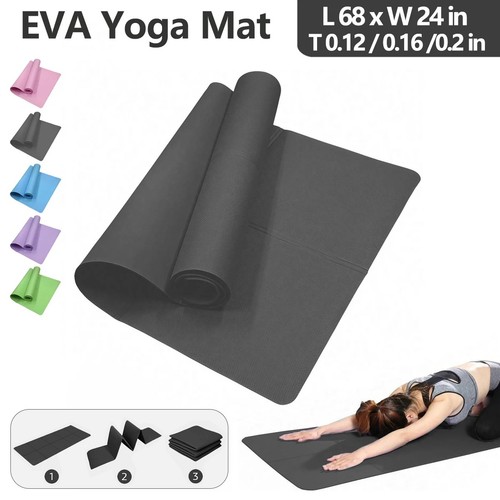 Foldable eva yoga mat travel - yoga,