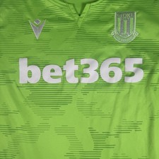 Rare Original Stoke City 2019/2020 Long Sleeve Goalkeeper Football Shirt Large
