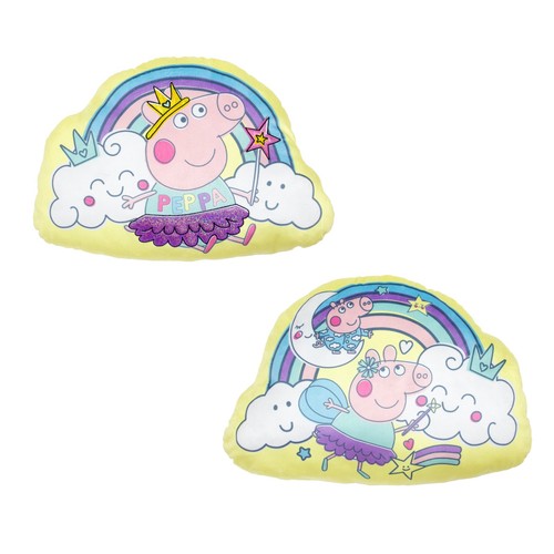 Peppa pig cushion yellow - pig,