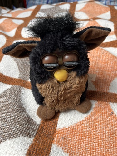 Vintage furby tiger brown - by,