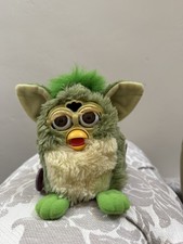 Green furby frog toy 1990 - frog, 1990’s
