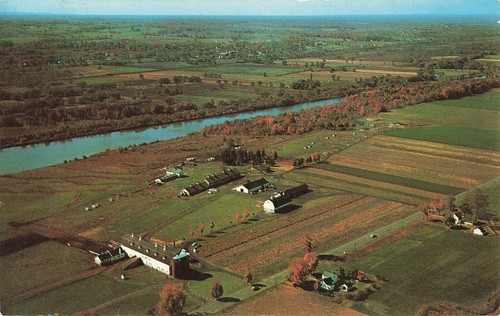 Postcard barge canal central - canal,