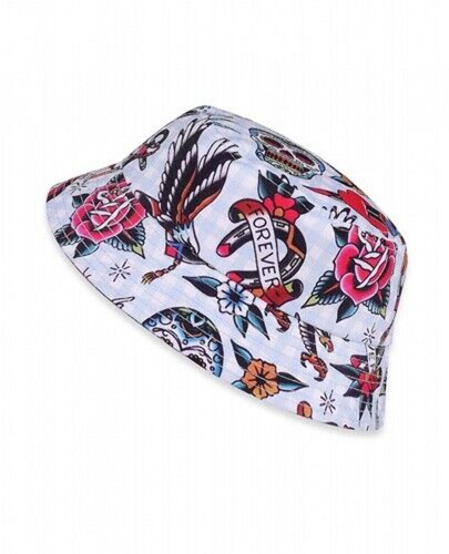 Six bunnies kids blue bucket - six,