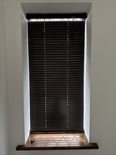 25mm Basswood Solid Timber Venetian Blind 53.5cm Wide Window Blind Adjust String