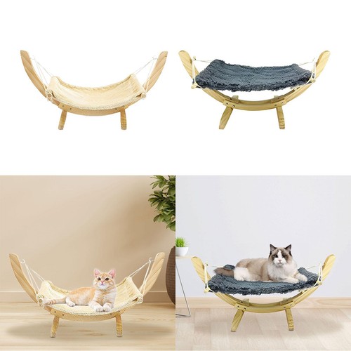 Wooden cat hammock - wooden,