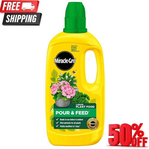 Miracle gro pour and - and, feed