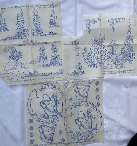 Vintage 1930s embroidery - vintage,