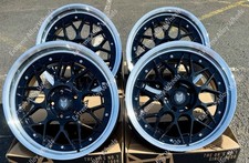 18" Black Hiro Alloy Wheels