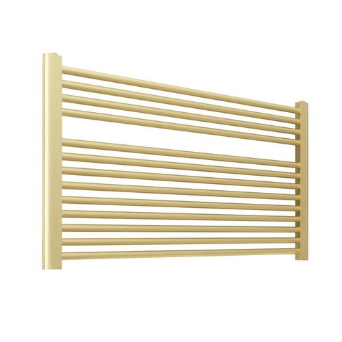 Brushed brass towel rail - brass,
