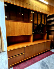 Morris Of Glasgow Mid Century Teak Sideboard Wall unit Elite Range 1960s/70s VGC