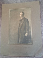 Signed print Mr J. Forbes Robertson Theatre Actor W. S. Gilbert George Harcourt