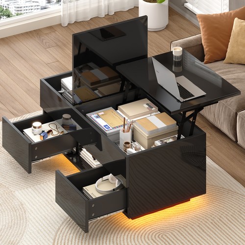 Lift top coffee table - top,
