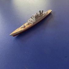 Vintage Shuco Diecast Anti-Aircraft Cruiser Warship Model ZJ-6