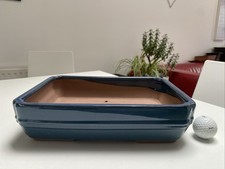 Large New Glazed Bonsai Pot