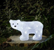 Warm White LED Ice Polar Bear