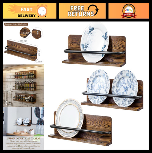 Set wall plate hangers - 3,