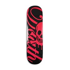 Death Script Skateboard Deck - Black/Pink