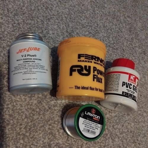 Plumbing bundle solder 500g - plumbing,