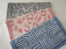 Choice of Face Cloths,Flannels, Wash Cloths. Adult/Teen/Child 4 Cols/Designs