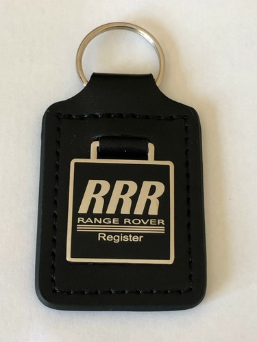Keyfob leather and enamelled - leather,