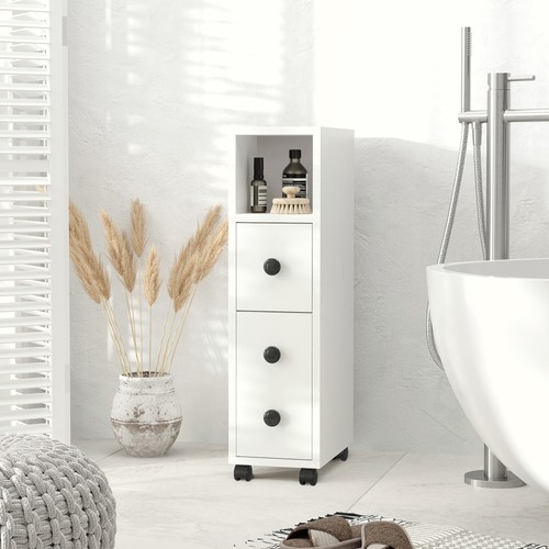 Slimline bathroom storage unit - bathroom,