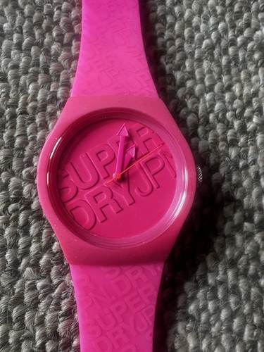 Pink superdry watch unisex - superdry, watch.