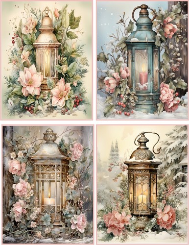 Christmas shabby chic pink - chic,