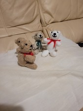 Hand Knitted Mini Teddy Bears