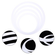  4 Pcs Drum Kit Mute Pads Damper Dampening Devices Dampeners Rings