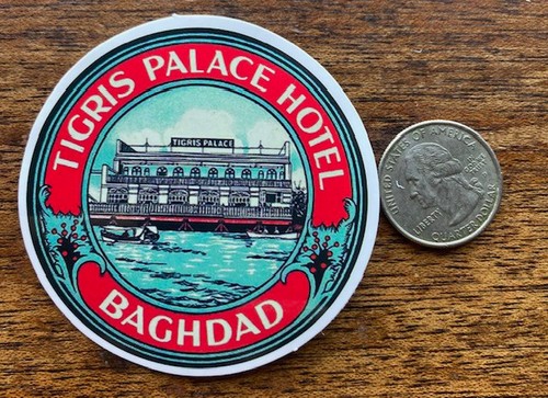 Baghdad iraq sticker vintage - baghdad,