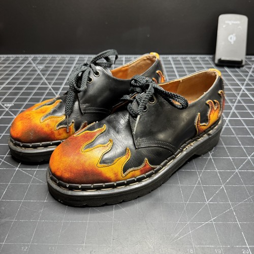 Vtg tredair flame shoe derby - vtg,