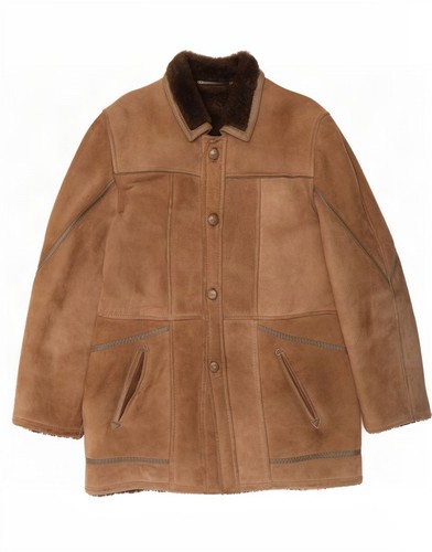 Vintage mens shearling jacket - mens,