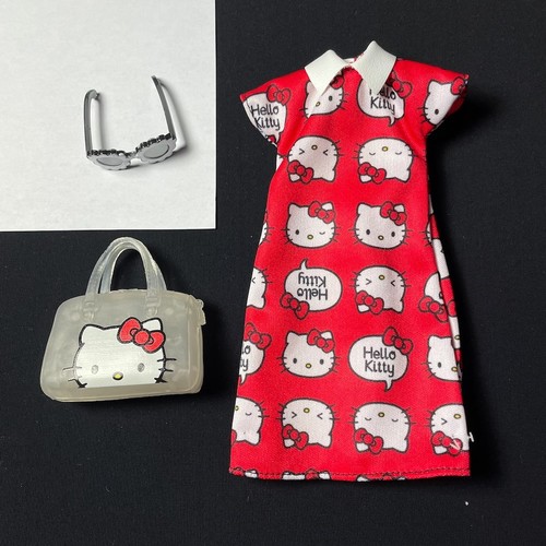 Barbie hello kitty - red, dress
