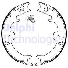 New Brake Shoe Set, parking