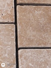 TRAVERTINE TILES  10x10x1cm
