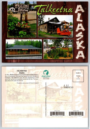 Talkeetna alaska postcard - postcard,