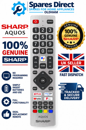 Sharp aquos voice remote - voice, tv
