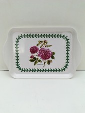 Portmeirion Pink Rose Plastic Snack Afternoon Tea Melamine Tray Cottagecore