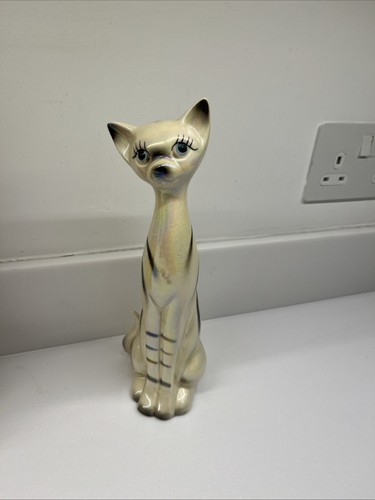 Vintage 1960 ceramic siamese - ceramic,