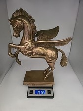 Vintage Brass Pegasus Flying