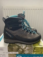 Scarpa Womens R Evolution GTX Waterproof Walking Boots Size 6.5 UK Or 40 EU Grey