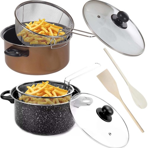 Non stick chip pan - stick, deep